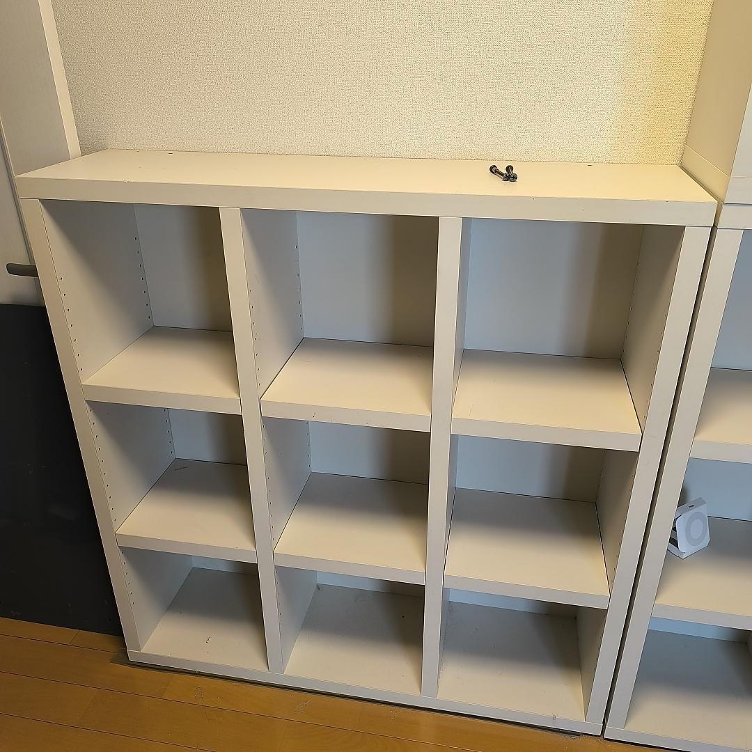 【2/20迄】110cm正方形 本棚 ナンバー② 3つ星素材 250サイズ送料込