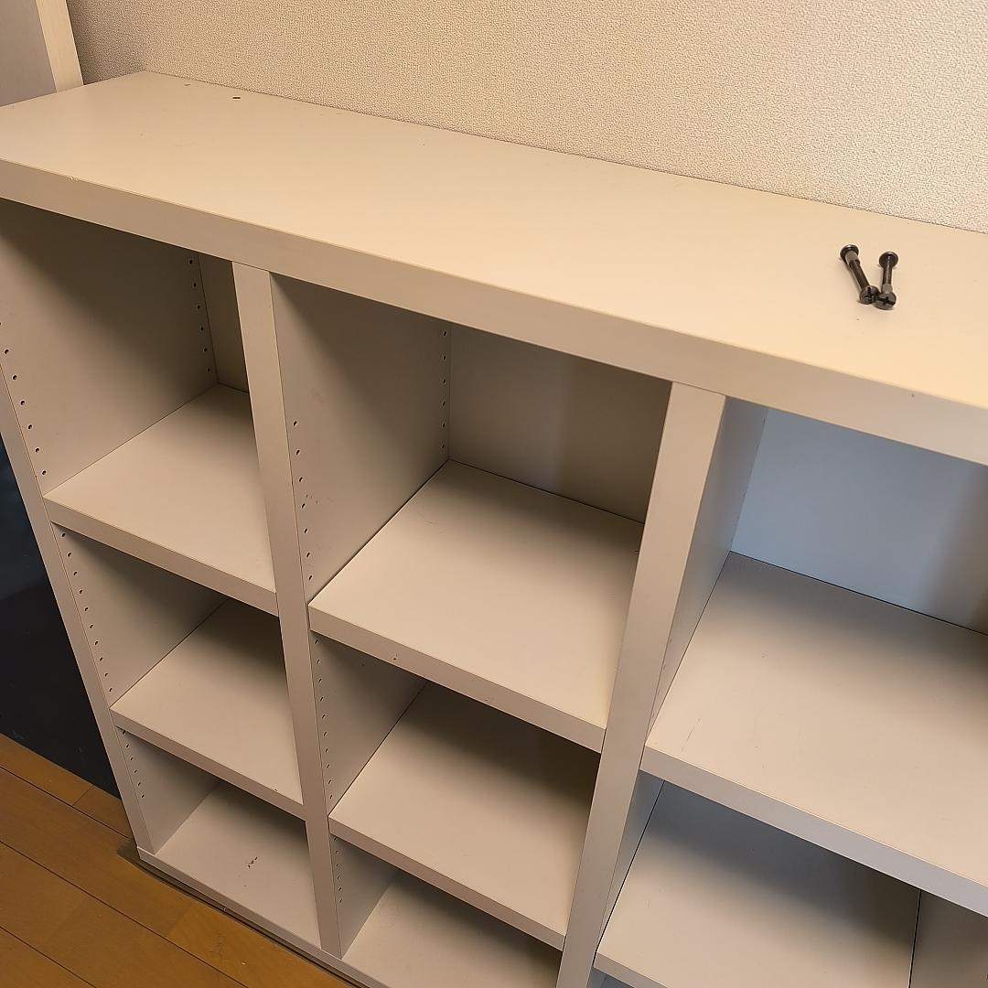 【2/20迄】110cm正方形 本棚 ナンバー② 3つ星素材 250サイズ送料込