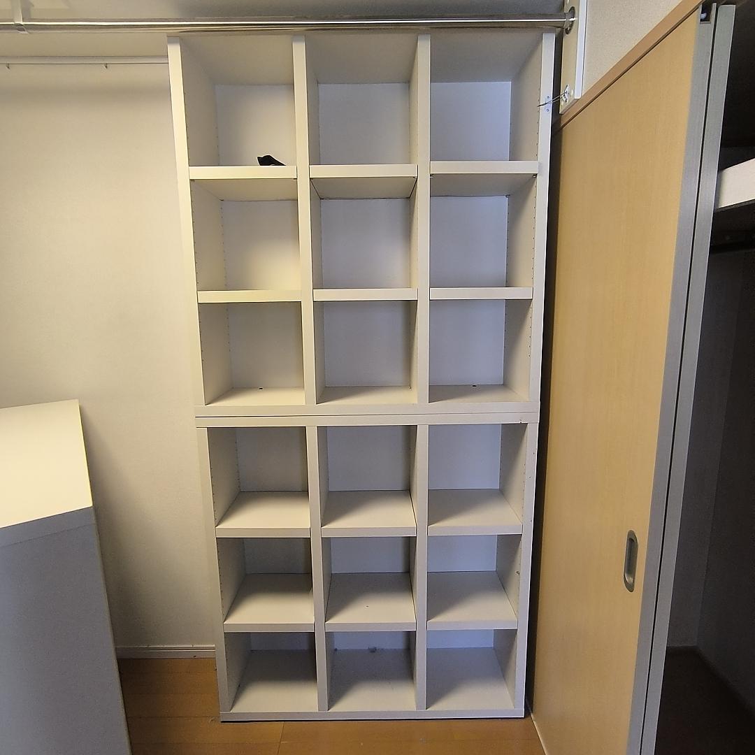 【2/20迄】110cm正方形 本棚 ナンバー② 3つ星素材 250サイズ送料込