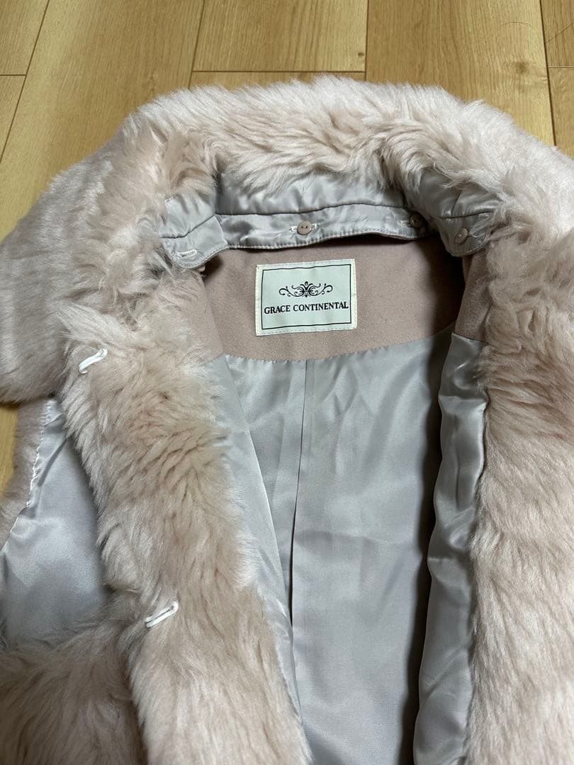 GRACE CONTINENTAL ベージュ系ファーベスト