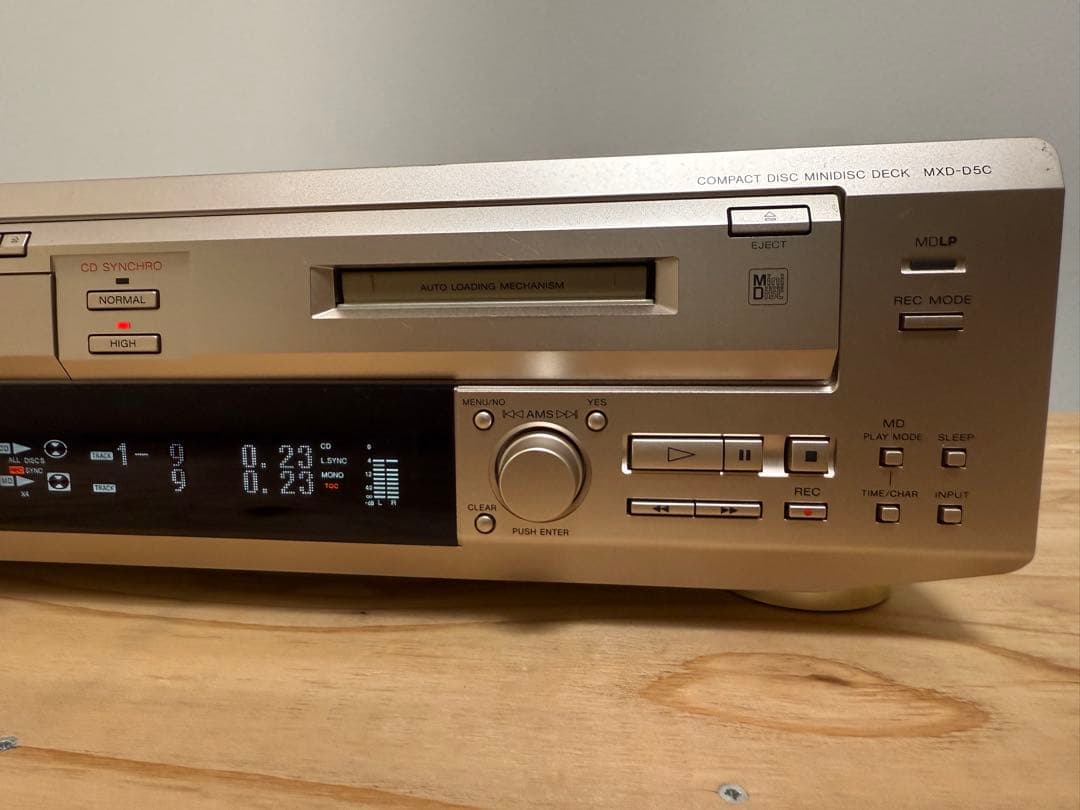 【メンテナンス済】ソニー SONY MD&CDチェンジャー MXD-D5C