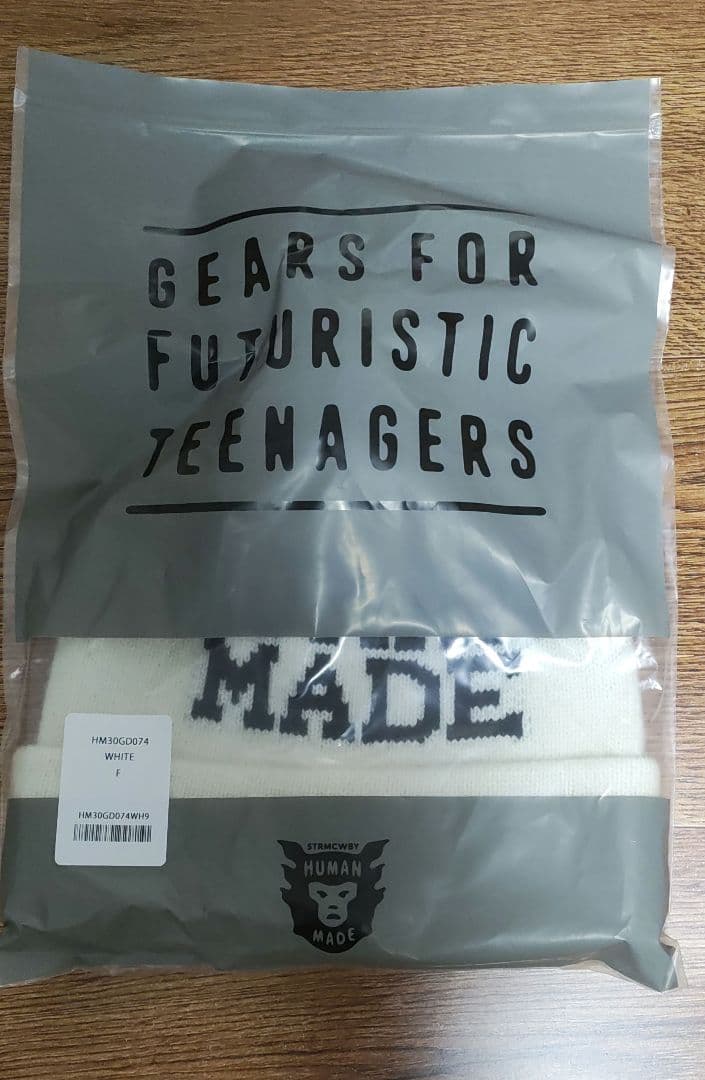 HUMAN MADE POP BEANIE ホワイト ビーニー ニット帽