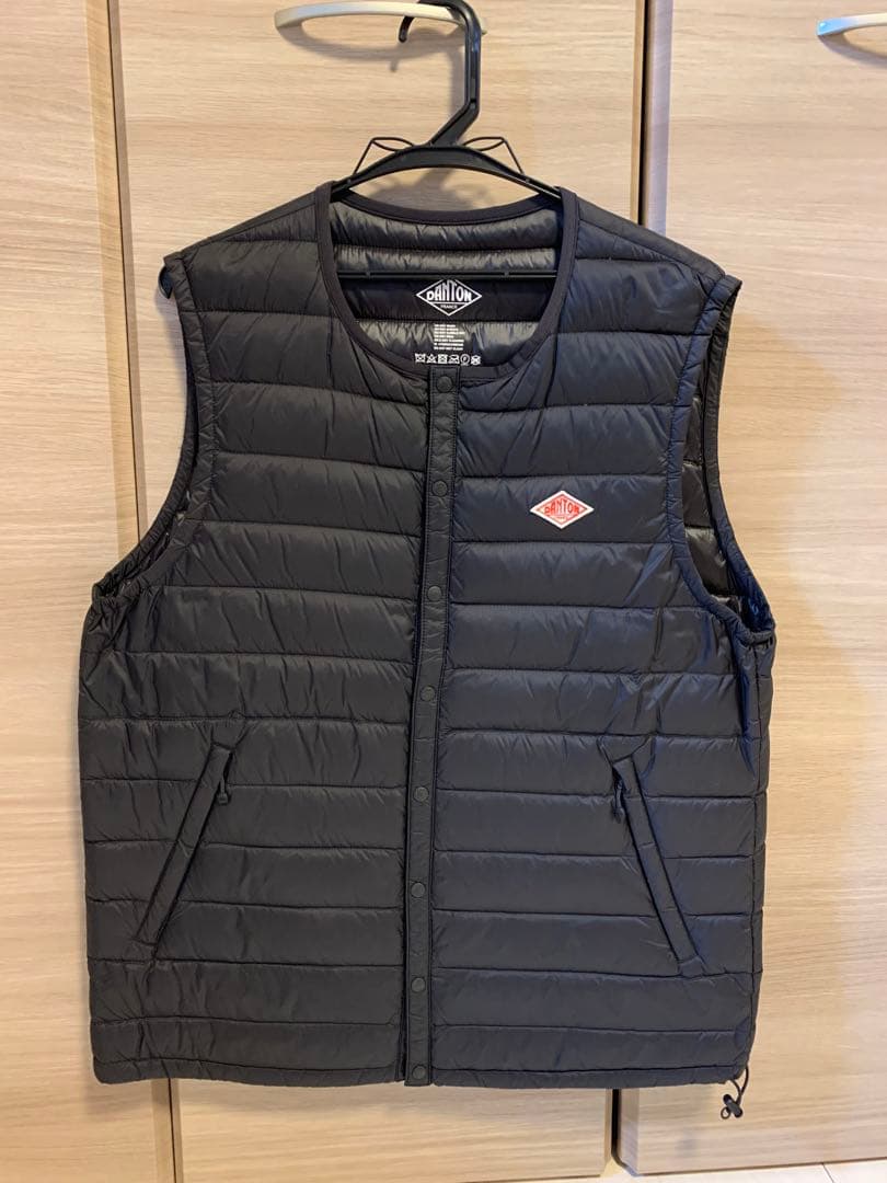 【美品】DANTON ブラック ダウンベスト