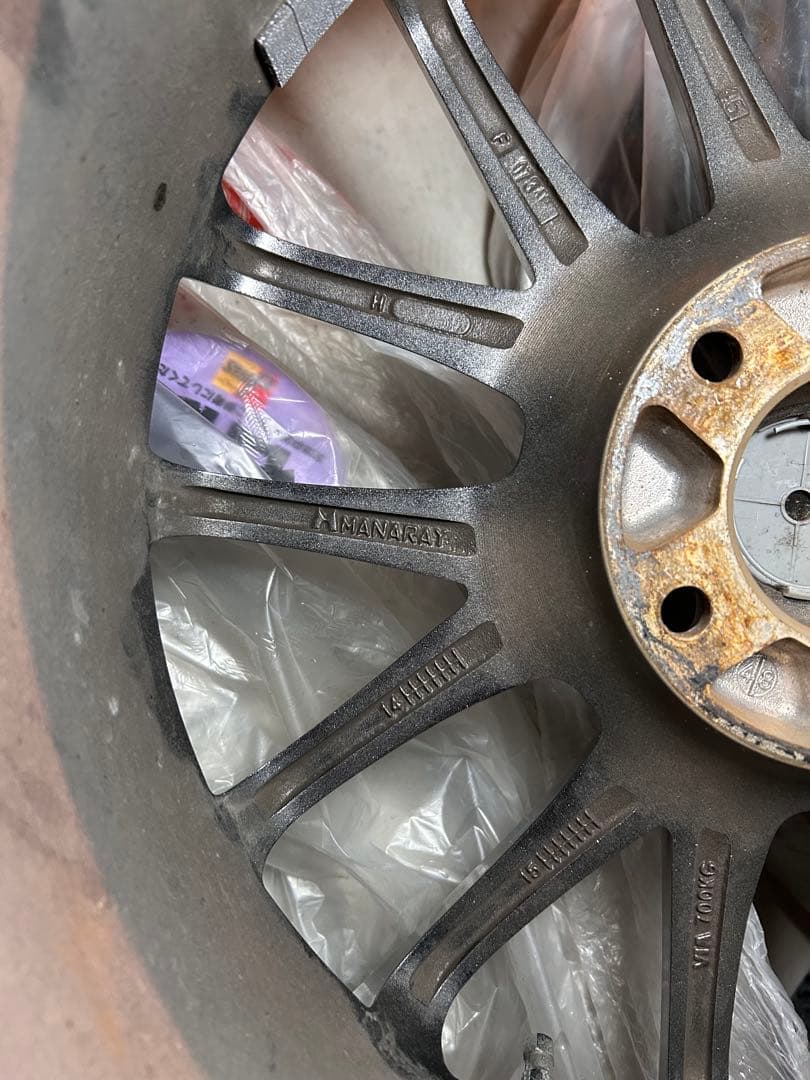 ブリヂストン スタッドレスタイヤ 17インチ マナレイホイールセット