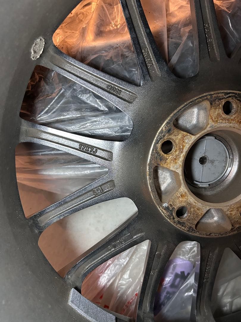 ブリヂストン スタッドレスタイヤ 17インチ マナレイホイールセット