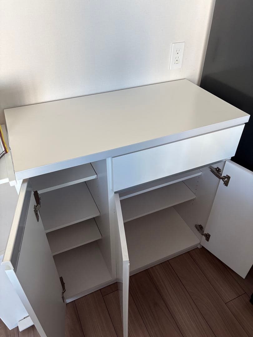 キッチンカウンターキッチンボードカップボード 食器棚ロータイプカウンターキッチン