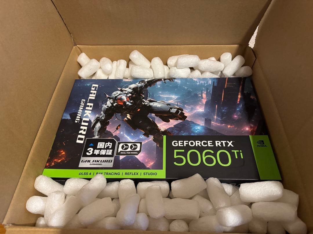 玄人志向 GALAKURO RTX 5060 Ti 16GB 新品3年保証