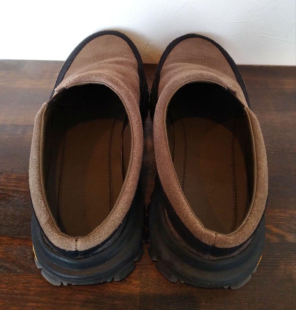 TODAYFUL Vibramsole Leather Sabot Mグリーン