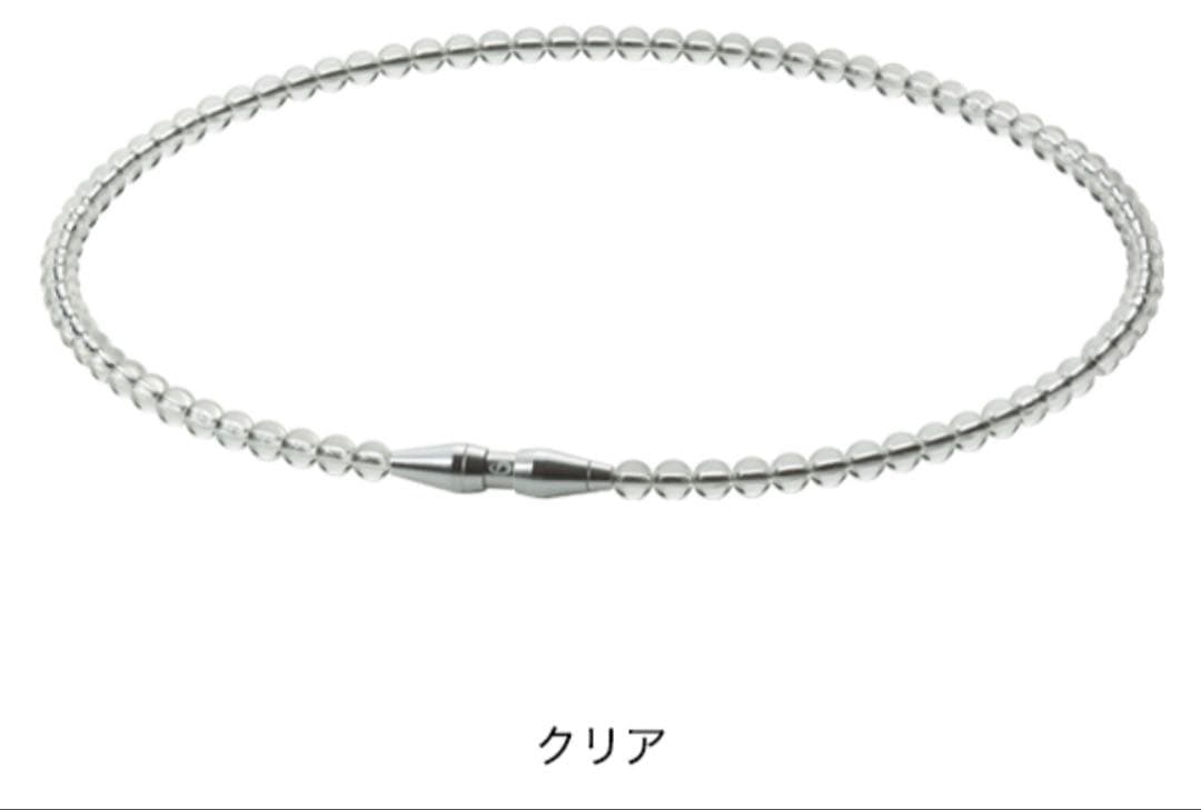 新品ファイテンRAKUWAネックEXTREME クリスタルタッチ クリア50cm