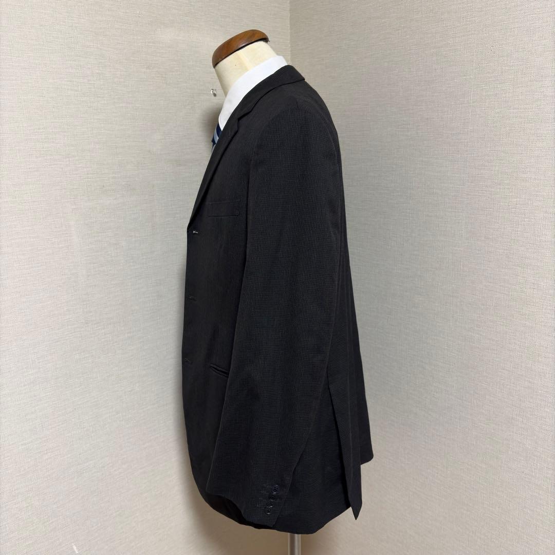 abx セットアップ スーツ スリーピース チェック グレー 上下 XL 大きい