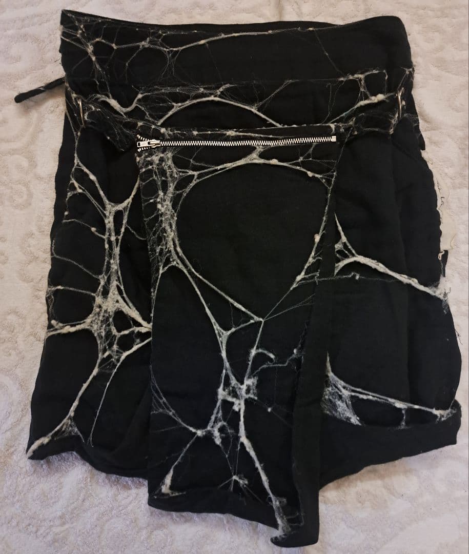 ネット、ミニスカート、蜘蛛の巣、アリスアウアア、alice auaa