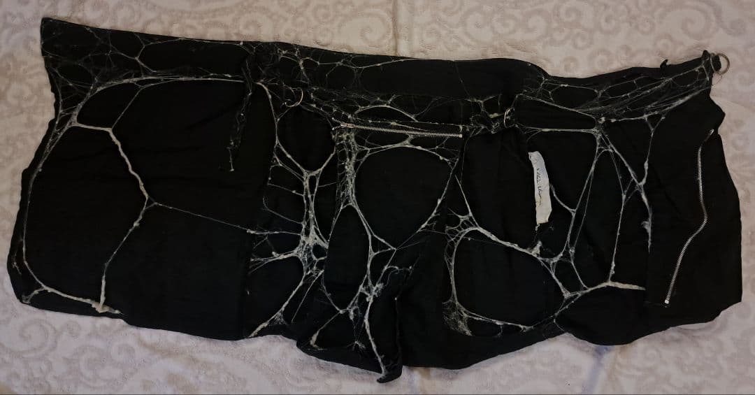 ネット、ミニスカート、蜘蛛の巣、アリスアウアア、alice auaa