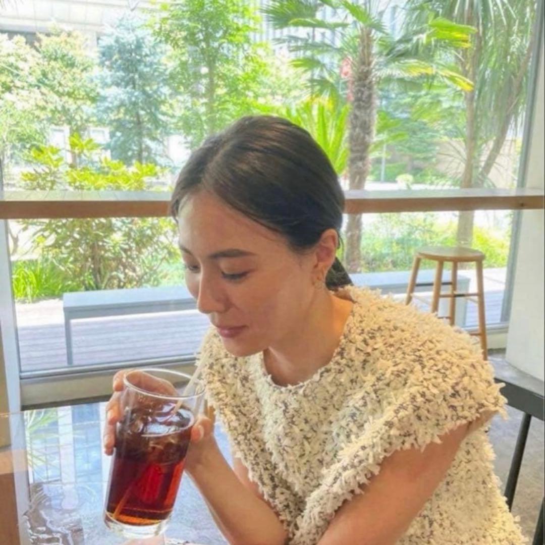 【EFFE BEAMS】定番 カラミリボンブラウス 黒