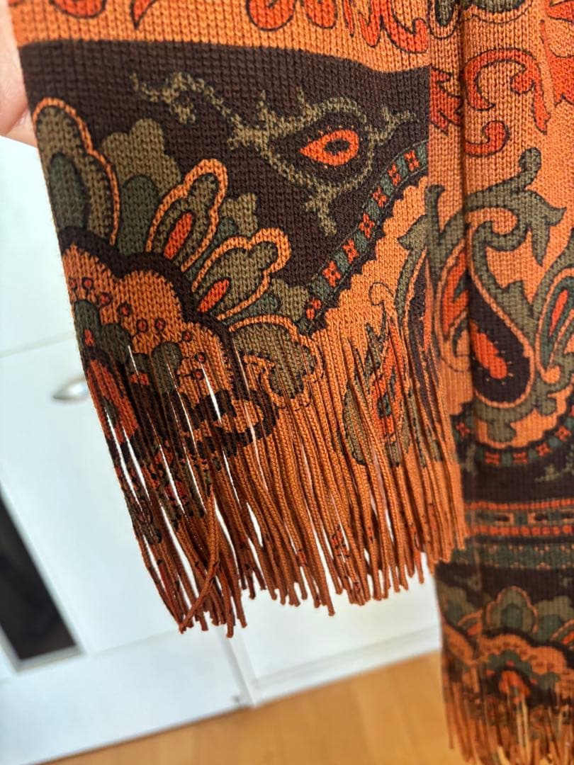 エトロ♡ウール　ニットカーディガン ペイズリー柄　38