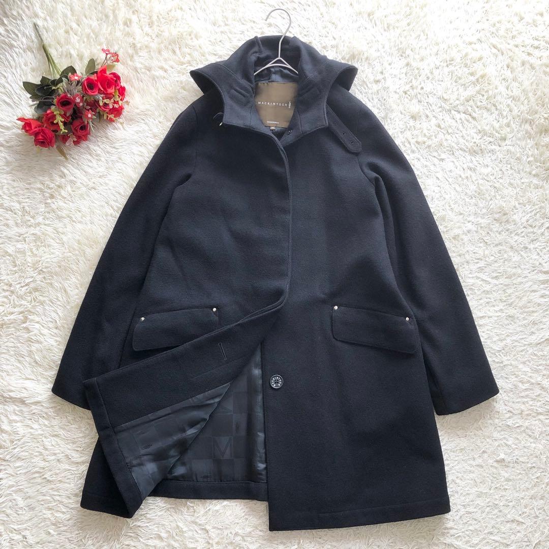 MACKINTOSH♪マッキントッシュ♪ウールコート　フード　スコットランド製