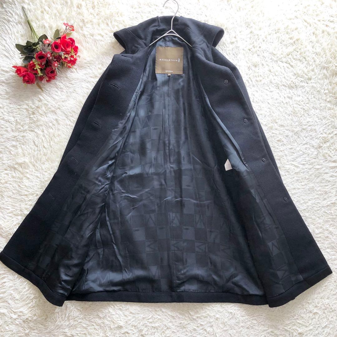 MACKINTOSH♪マッキントッシュ♪ウールコート　フード　スコットランド製