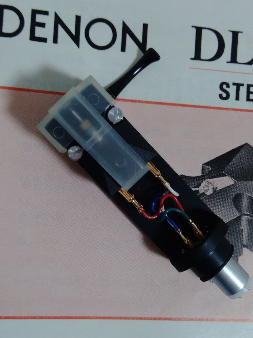 デノン MCカートリッジ DL-103 ヘッドシェルAT-MG10 再生音質優秀