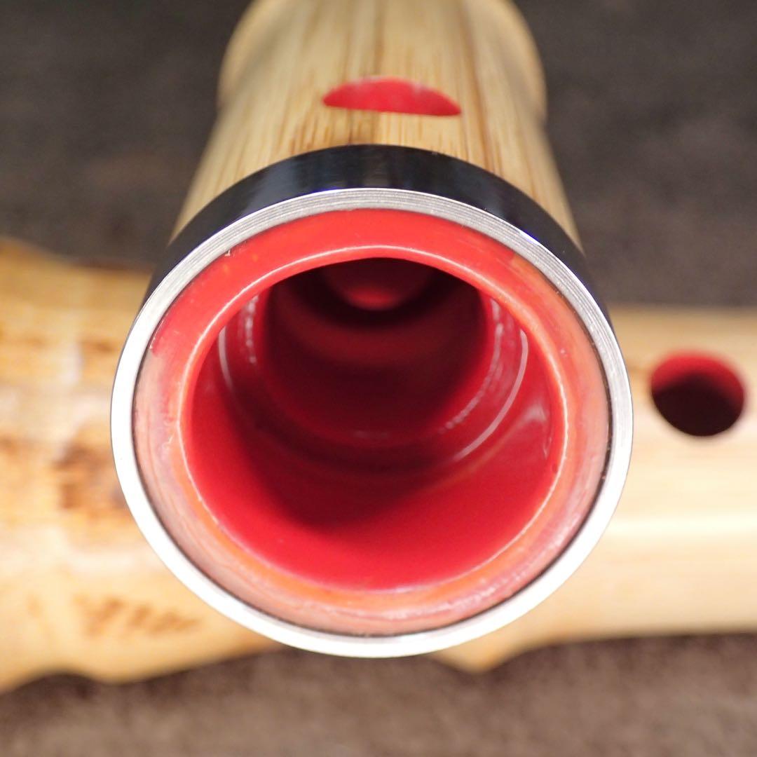 尺八 高級合竹曲管 蝴蝶 一尺五寸管(F管)