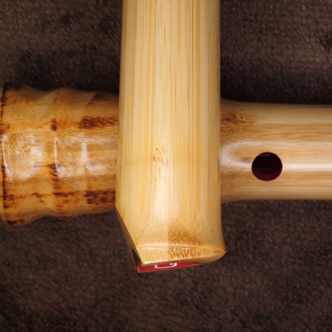 尺八 高級合竹曲管 蝴蝶 一尺五寸管(F管)