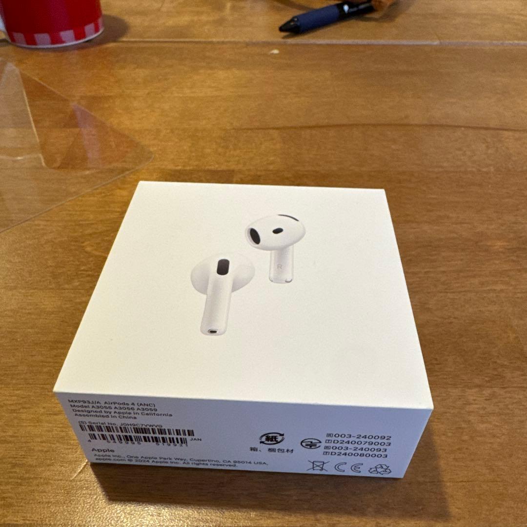 Apple AirPods 4 アクティブノイズキャンセリング新品未開封