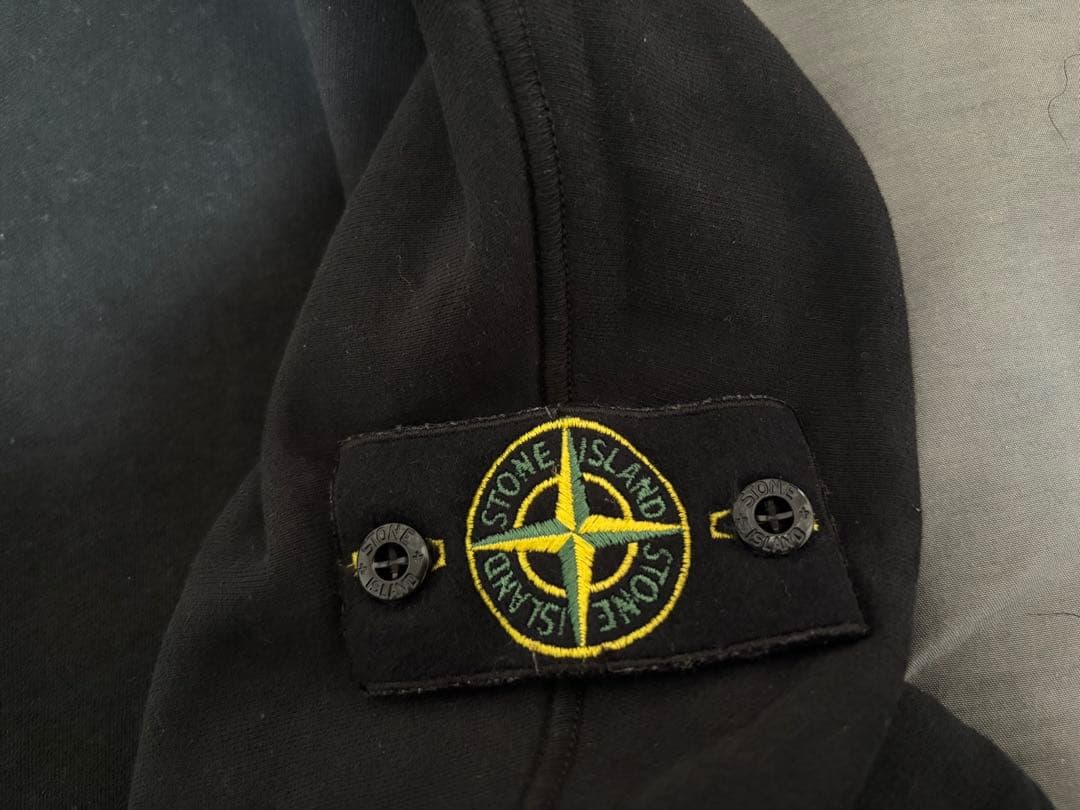 【裏起毛】STONE  ストーンアイランド スウェット ブラック M