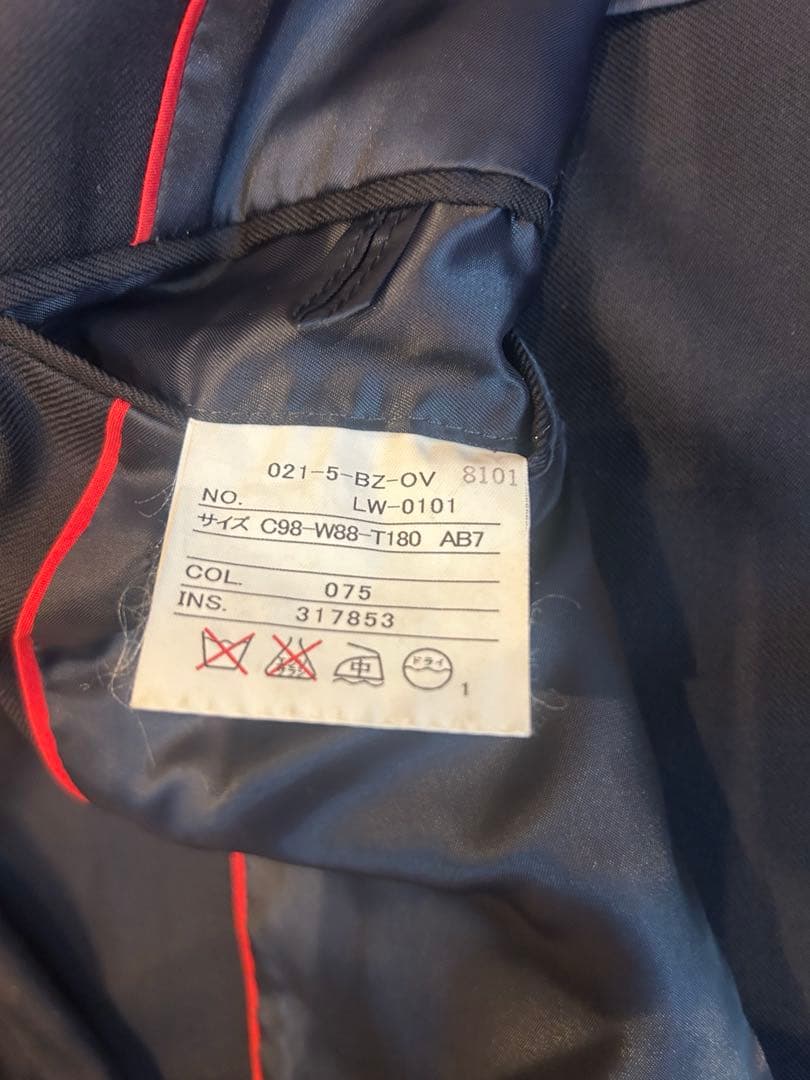 J.PRESS ジェイプレス AB7 紺ブレザージャケット 金ボタン 180