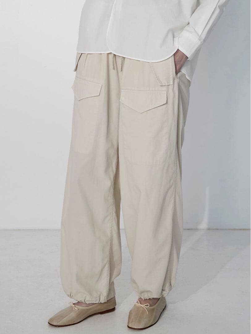 ticca 新品25AW商品 カーゴパンツ/TBEA-161 ベージュ