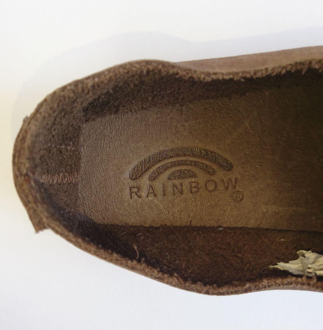 ようすけさん レインボーサンダル✨モカシュー US8 エスプレッソ ブラウン