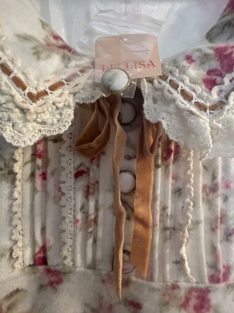 LIZLISA 花柄ワンピース&カーディガン　セット　姫ギャル