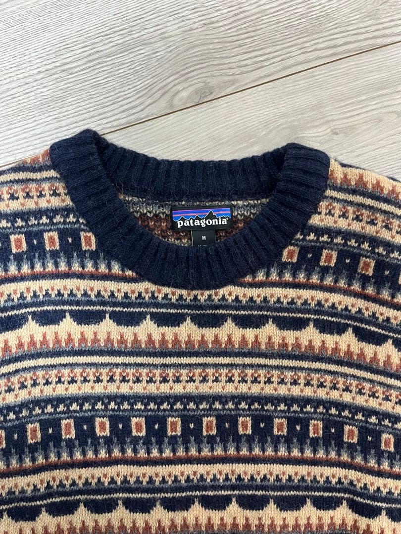 【美品】パタゴニア　ネイティブ柄セーター M