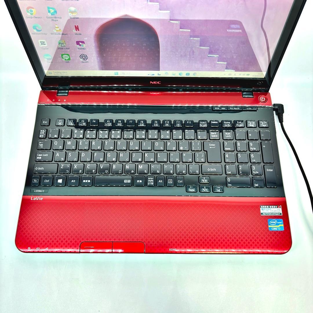 ノートパソコン Windows11 Corei7 新品SSD オフィス付 A17