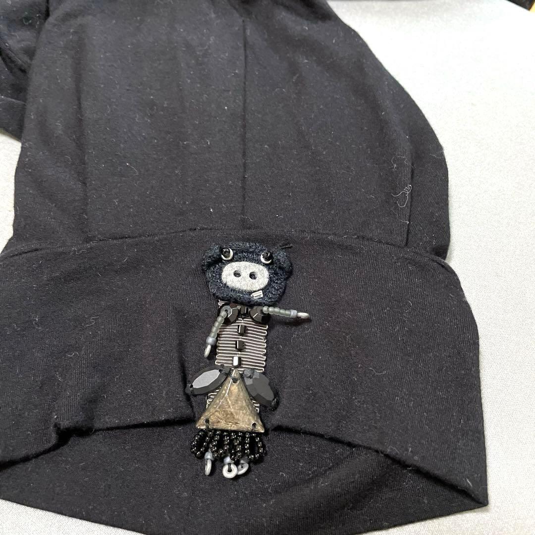 アルベロベロ　美品　カジュアル　パンツ　サルエル　豚ちゃんビーズ　お洒落　お勧め