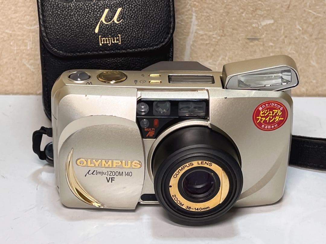 OLYMPUS μ mju Zoom140 VF フィルムカメラ 【中古】