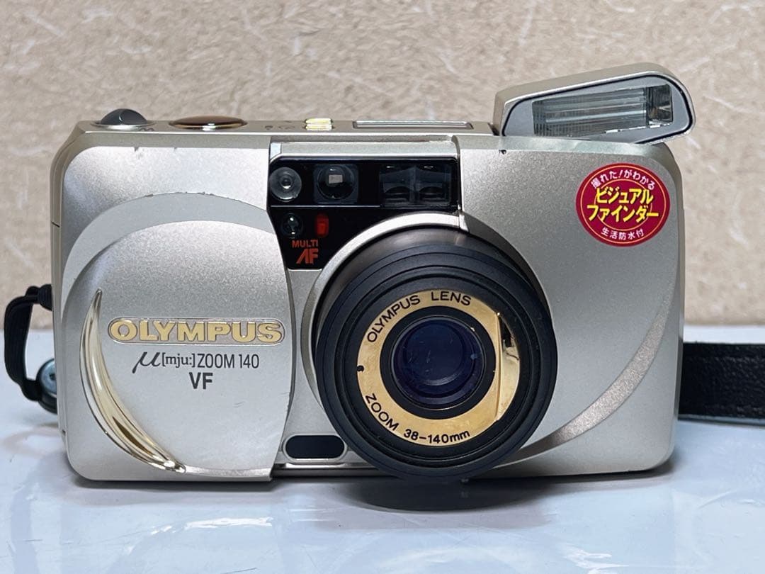 OLYMPUS μ mju Zoom140 VF フィルムカメラ 【中古】