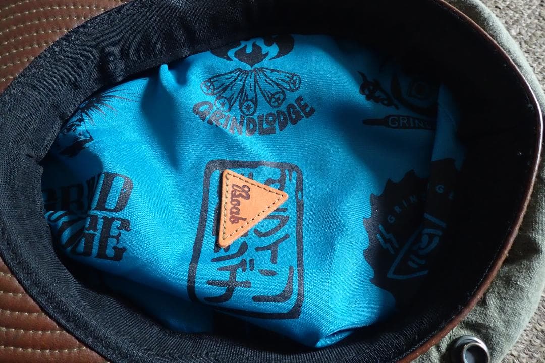 GRINDLODGE / Boab leather works キャップ L