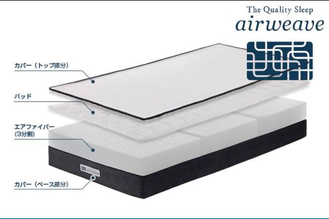 エアウィーブ　マットレス　ダブル　S01 幅140cm
