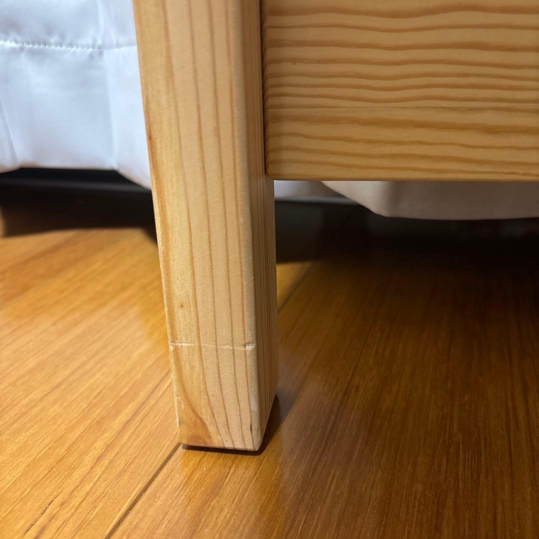 無印良品　パイン材デスク　幅８６ｃｍ