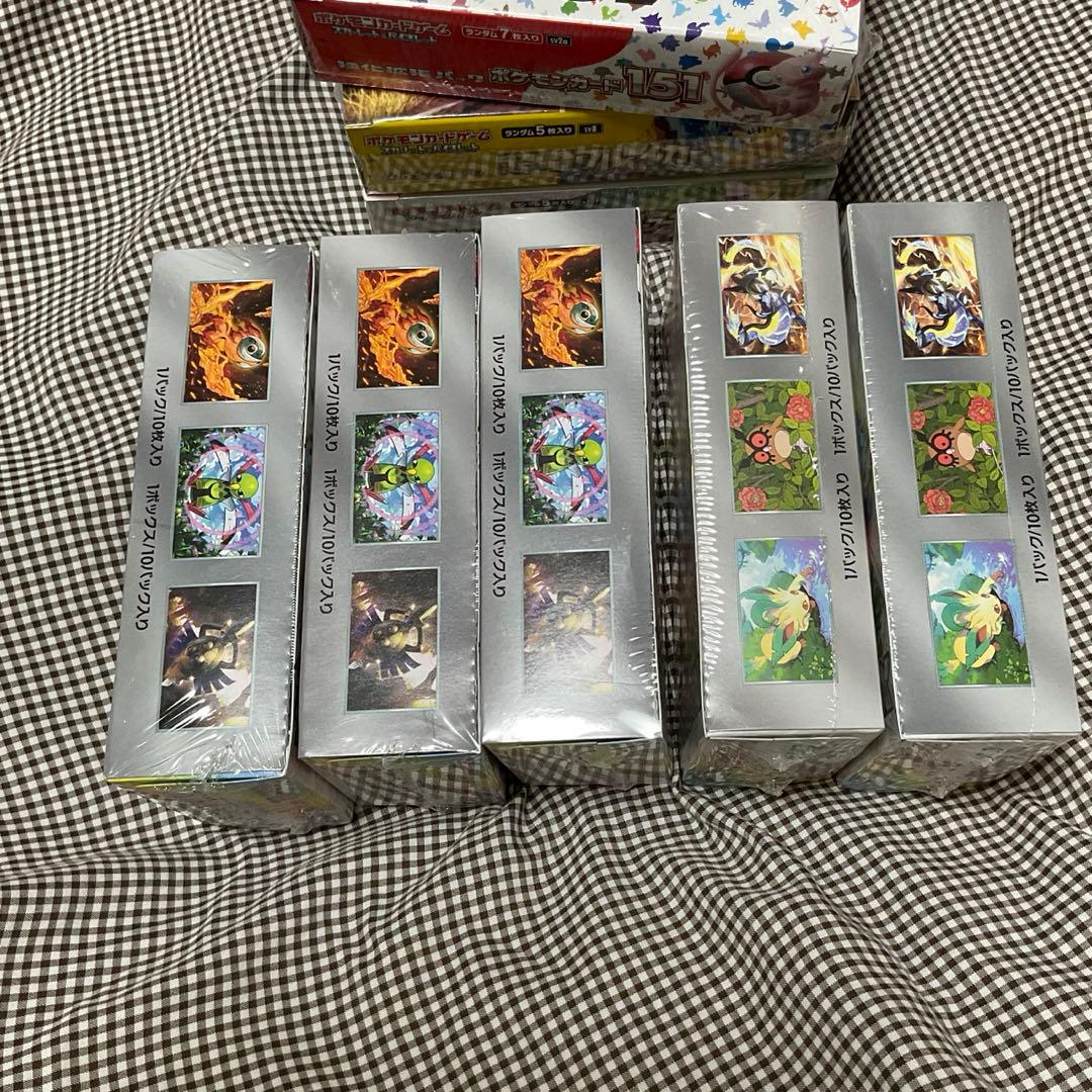 ポケモンカード 151 BOX シュリンク付き　新品未開封　まとめ売り