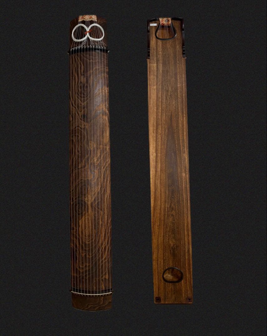 【kei様】専用 紅木仕上げ 金口前（銘有り）蒔絵 並甲 ベタ巻 13絃 琴