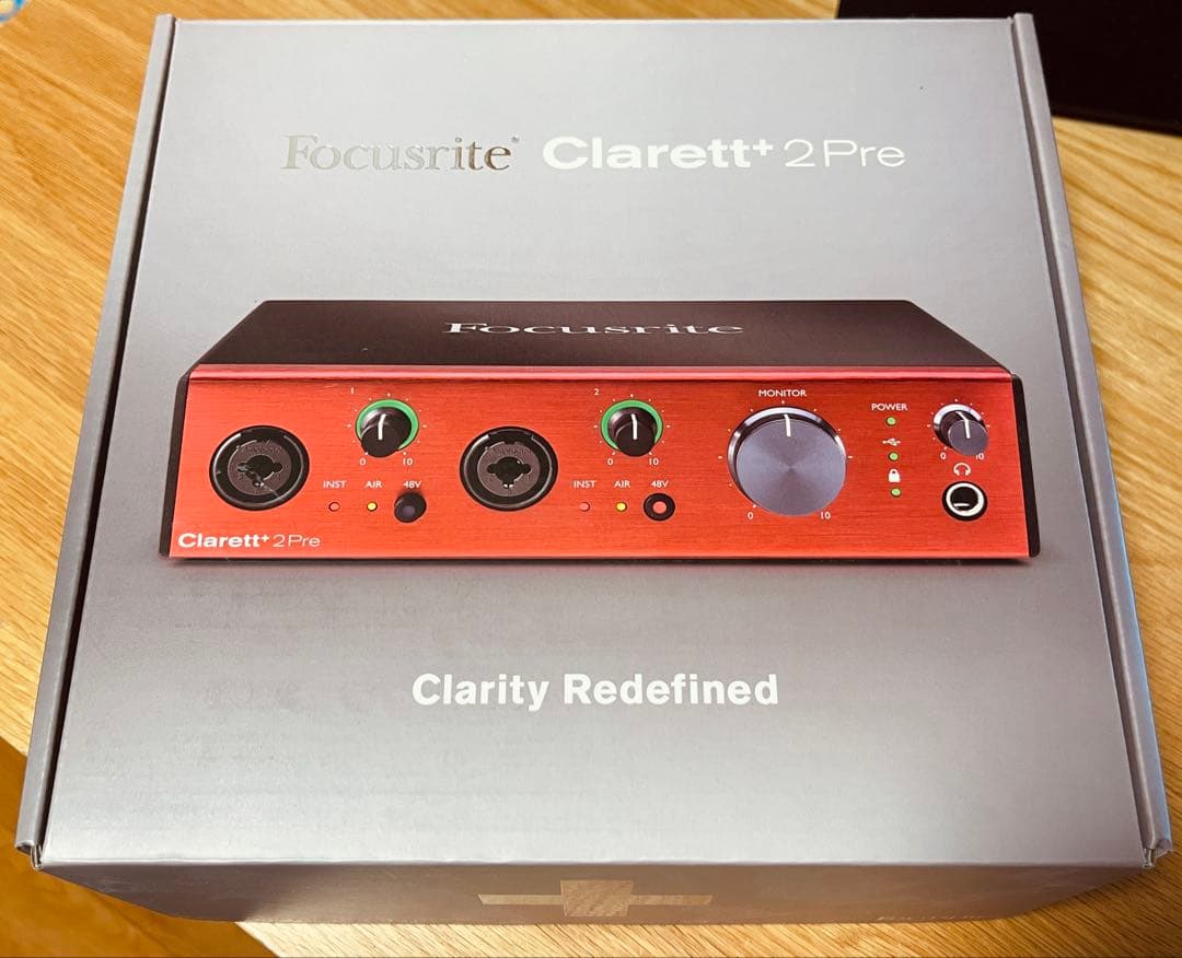 FOCUSRITE Clarett+ 2 Pre USB 美品