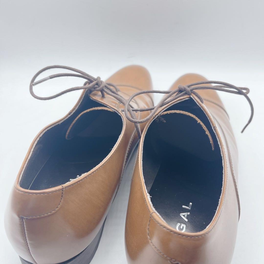 極美品✨リーガル 011R ストレートチップ 内羽根 ライトブラウン 26.5