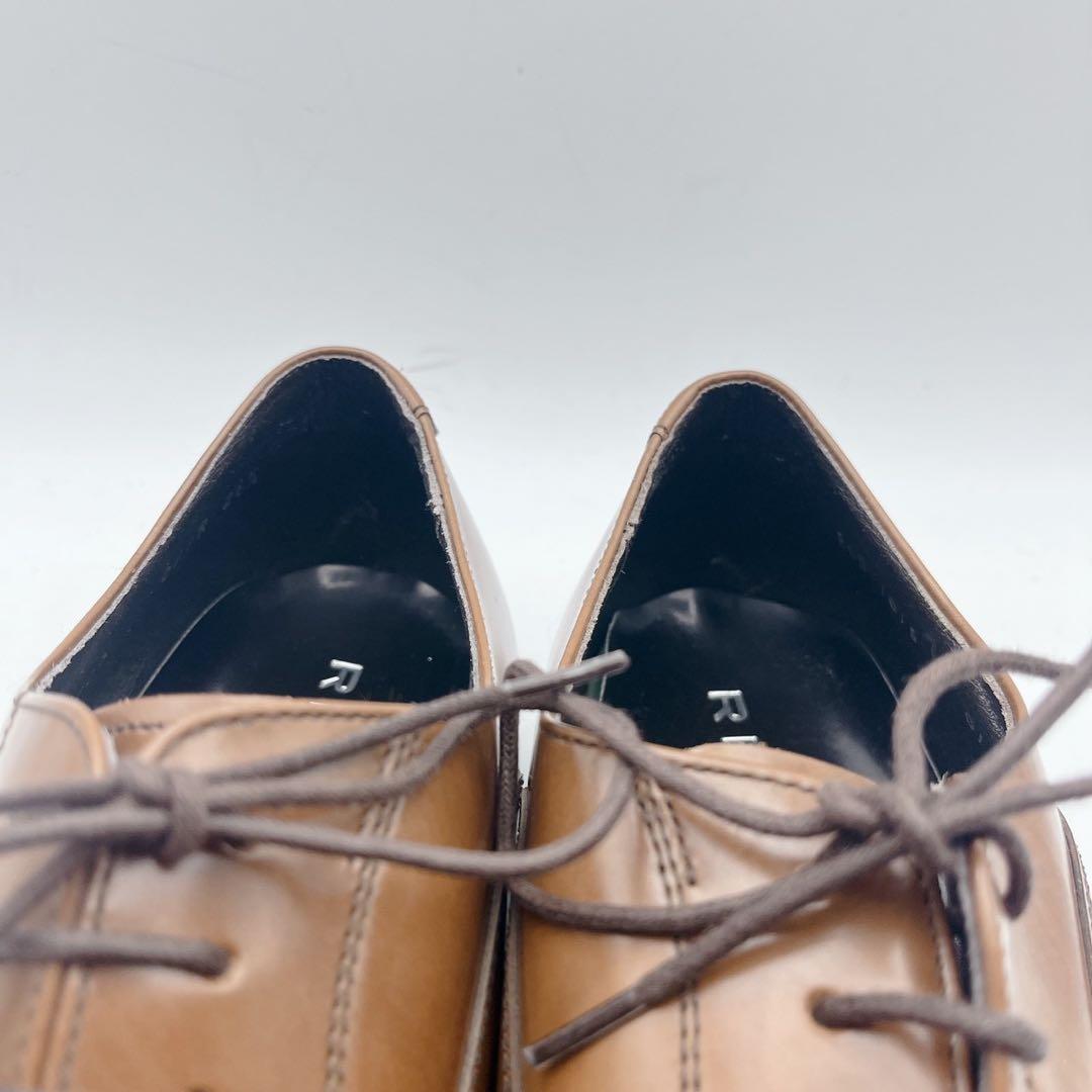 極美品✨リーガル 011R ストレートチップ 内羽根 ライトブラウン 26.5