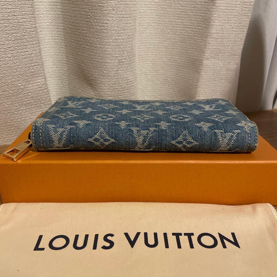 ルイヴィトン　デニム　ジッピーウォレット