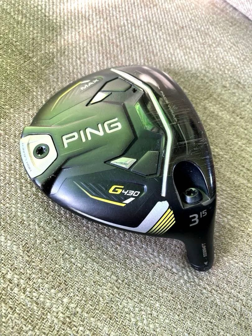 ホ*チ様 Ping G430 フェアウェイウッド 3番ウッド ヘッドのみ カバー