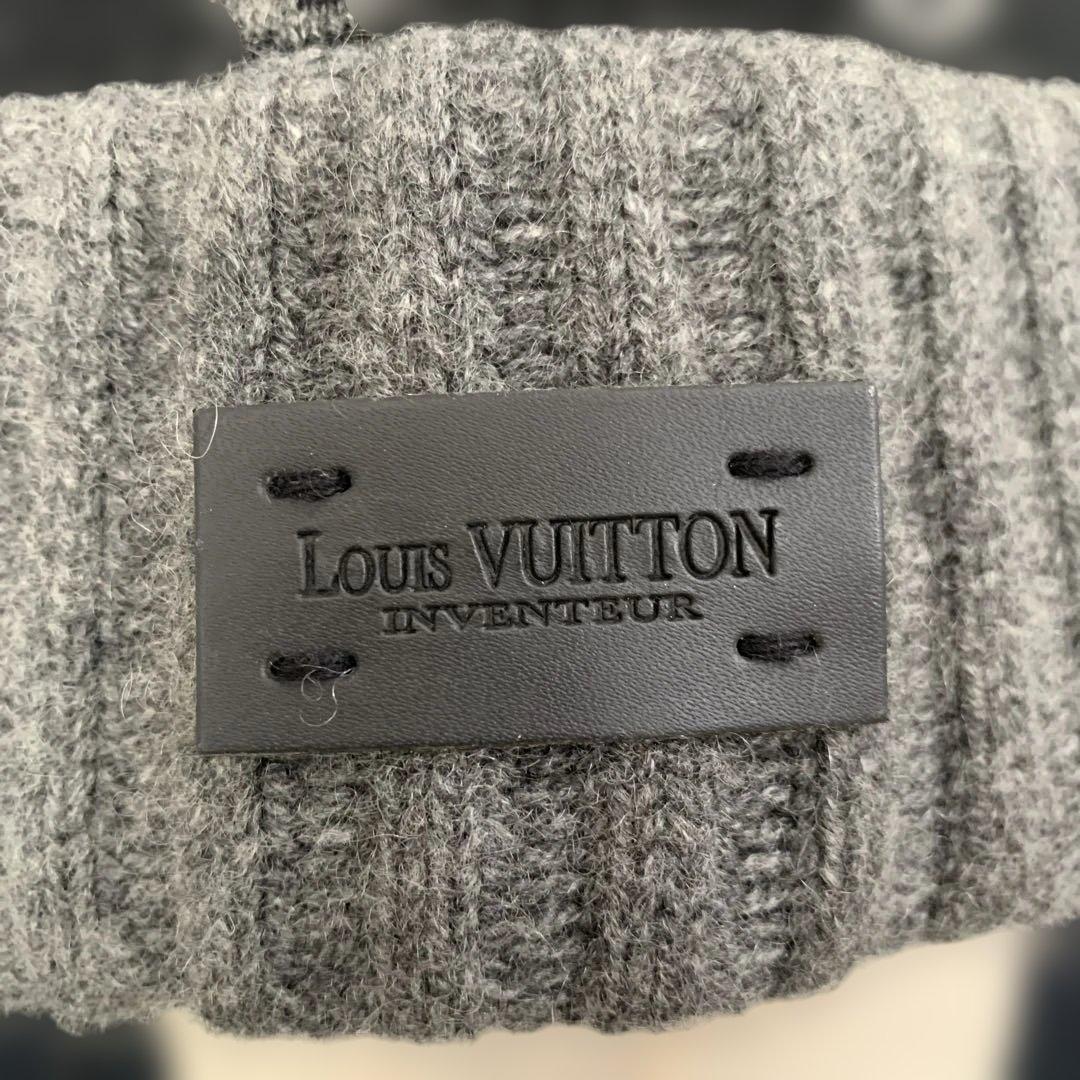 ルイヴィトンニット帽メンズレディースカシミア100%モノグラム