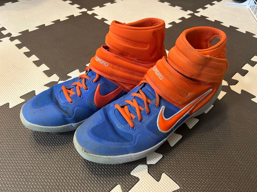 Nike 野球スパイクシューズ 青/オレンジ