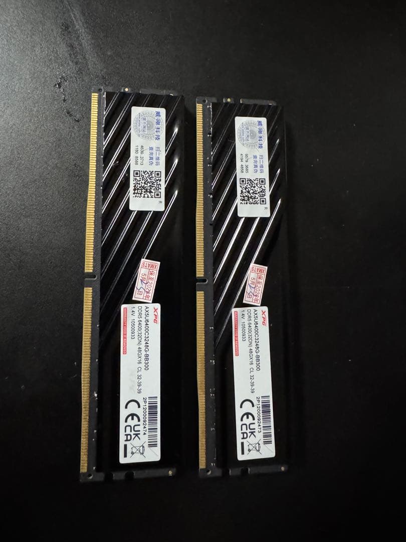 メモリー ADATA DDR5 6400hz 48GBX2 96GB CL32