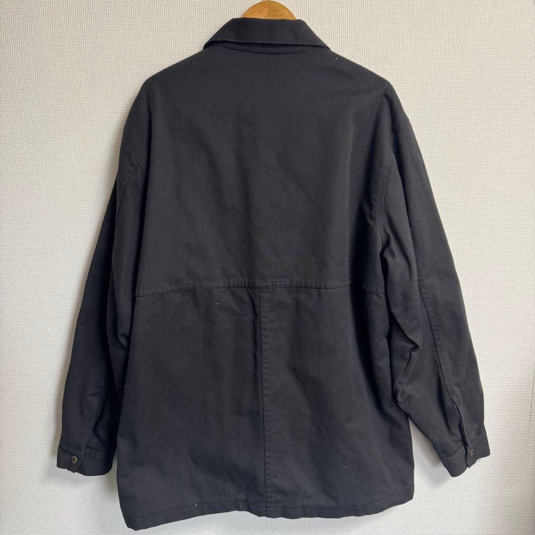 おちゅん様BEN DAVIS 　ブラック カバーオール　 XL 　ベンディビス