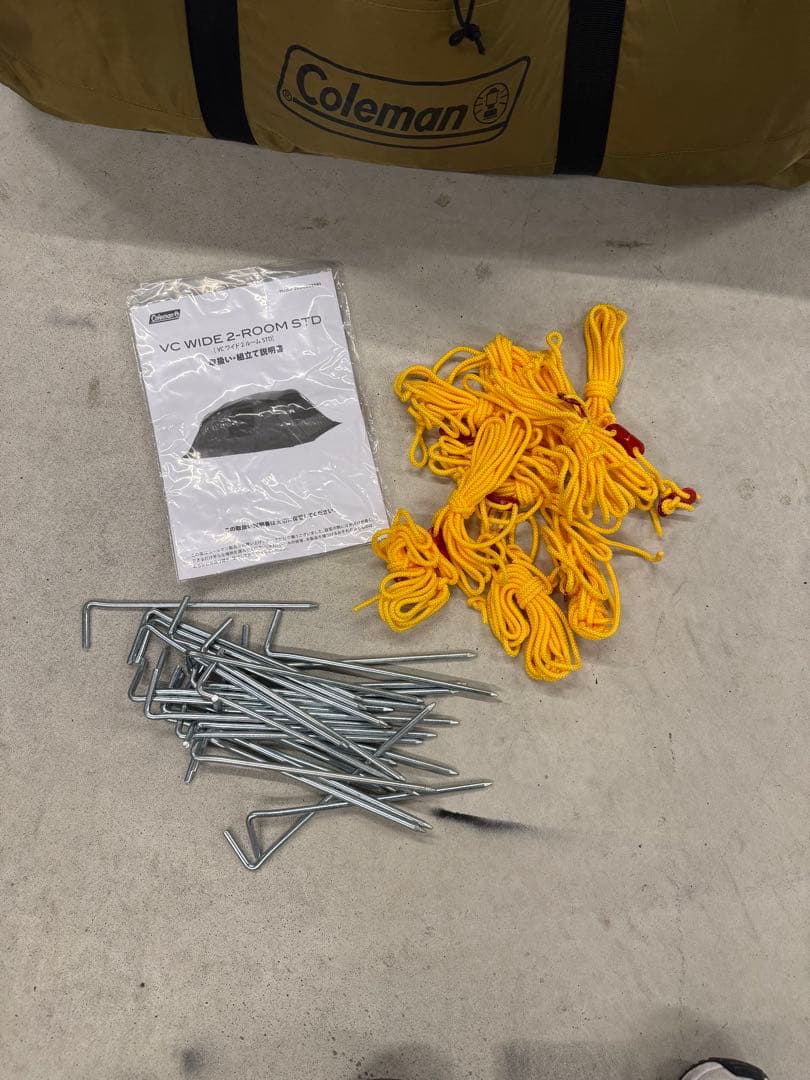 アルペン限定 廃番モデル コットン混テント 4〜5人用 使用1回 定価15万