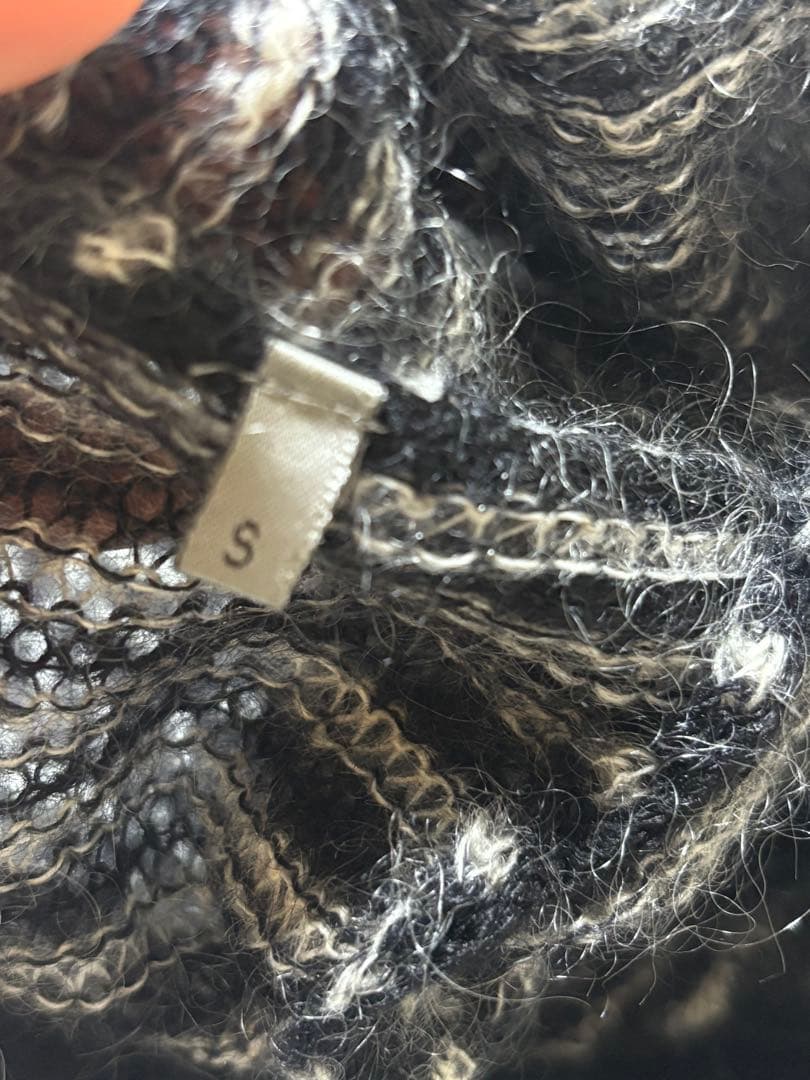 DIOR HOMME 07aw エディ期 ボーダーモヘアニット 25aw